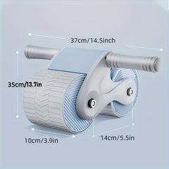 Rebound Abdominal Roller Abdominal Exercise Wheel With Kneeling Mat