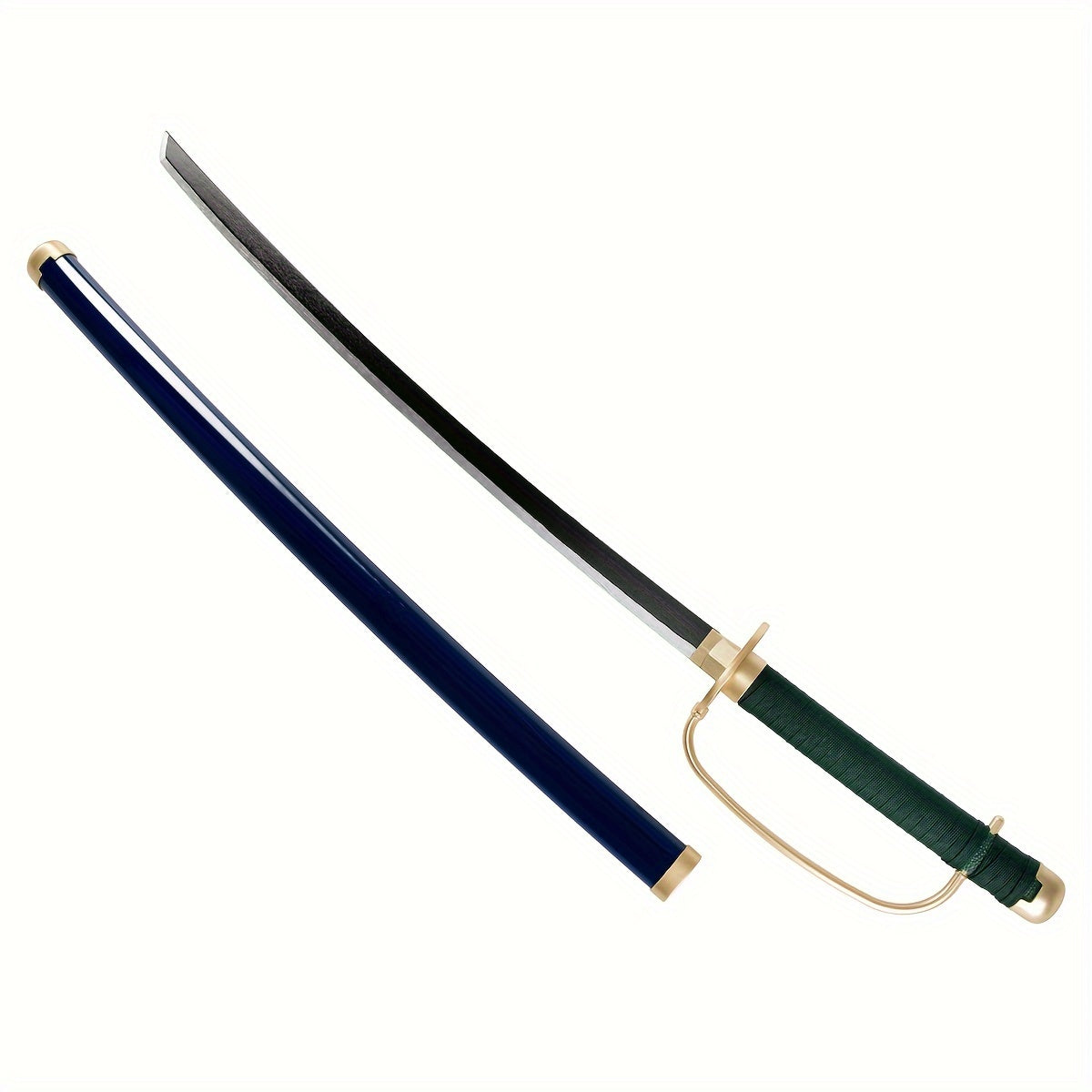 Wooden Samurai Katana Sword with Display Stand