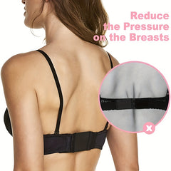 5pcs 2 Hooks Bra Extenders Adjustable Elastic Bra Band Women's Lingerie