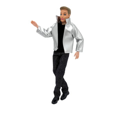 Jointed Male Doll with Three-Piece Clothing Set and Shoes
