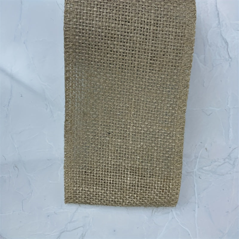 12 Cm Locking Edge Linen Webbing Solid Hemp Thread Burlap DIY Craft