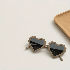 Heart Shaped Frame Sunglasses UV Protection Kids Accessories