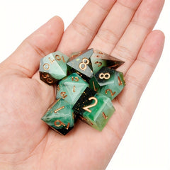 7pcs Sharp Edge Polyhedral Dice Set for Roleplaying Chess Game