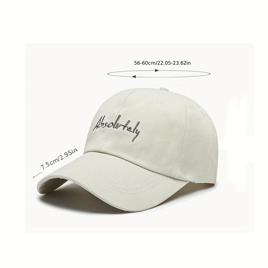 Embroidered Baseball Cap Spring Autumn Outdoor Sport Fishing Hat