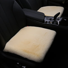 Long Fluffy Car Cushion Warm Single Seat Thickened Universal Binding