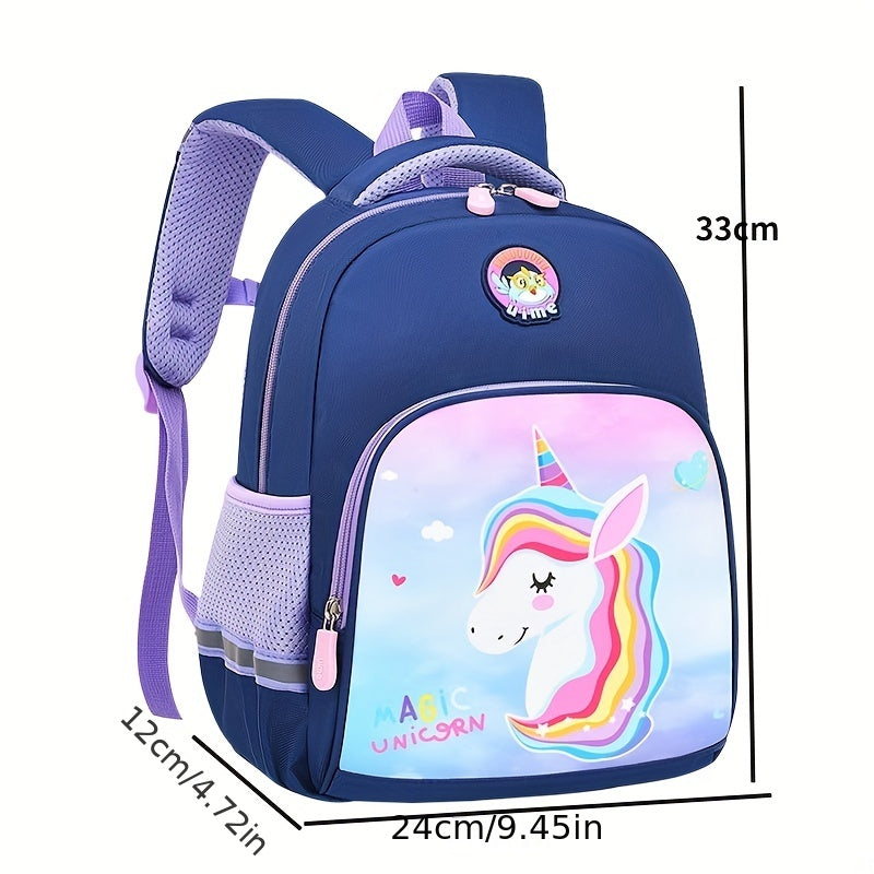 Kids Cartoon Schoolbag Spine Protection Backpack