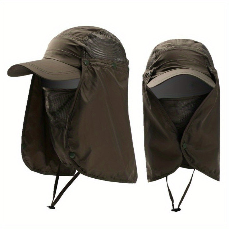Men's Multifunctional Outdoor Fishing Sunshade Hat