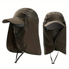 Men's Multifunctional Outdoor Fishing Sunshade Hat