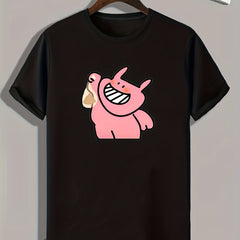 Cartoon Print Men's Graphic T shirt Casual Comfy Tees For Summer Men's Clothing