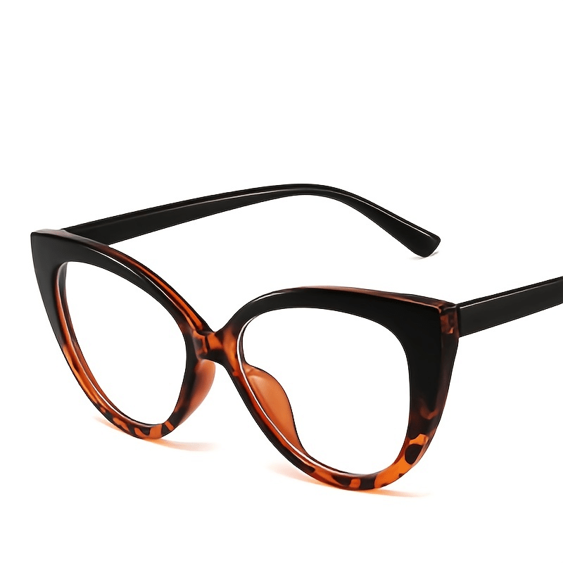 Vintage Cat Eye Clear Lens Glasses Anti Light Eyewear