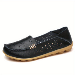 Women's Hollow Out Closed Toe Slip On Shoes