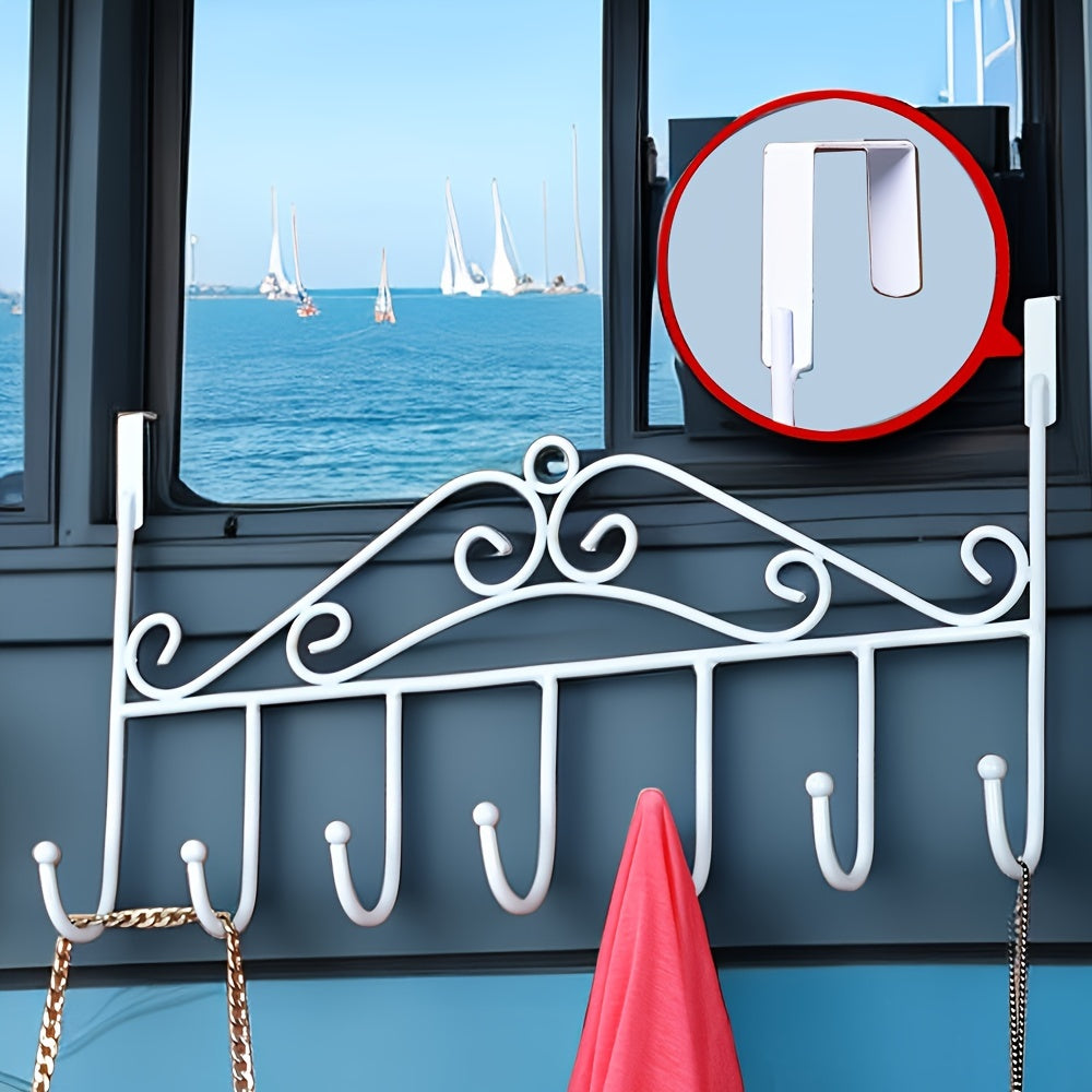 Over Door Hook Nail Clothes Hanger Door Back Clothes Hook Towel Rack Coat Rack