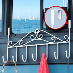 Over Door Hook Nail Clothes Hanger Door Back Clothes Hook Towel Rack Coat Rack