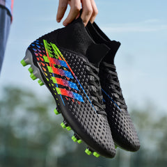Boys High Top Non Slip Football Cleat With Spikes