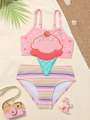 2pcs Toddler Girls Bikini Tankini Swimsuit Set for Beach Fun