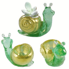 Snail Silicone Mold Garden Potting Box Succulent Plant Ornament