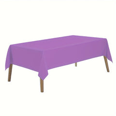3pcs Assorted Disposable Plastic Tablecloth Rectangle Table Cover