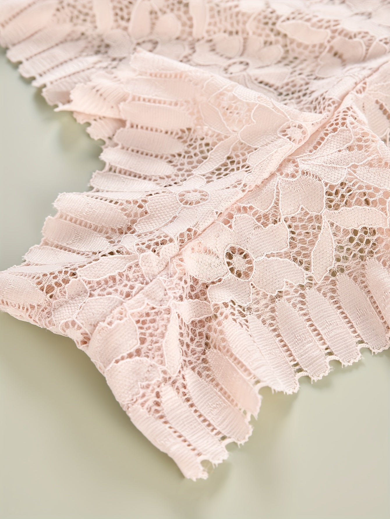 3 Pack Plus Size Panties Set Women's Plus Floral Lace Wide Waistband