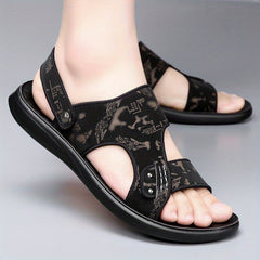 Men's Wear Resistant Non Slip Sandals Quick Drying Comfy Slides Beach Shoes