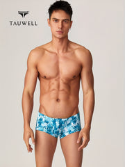Men's Stylish Printed Bikini Briefs Breathable Underwear Trunks