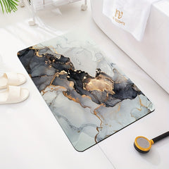 Diatom Mud Absorbent Mat Toilet Bathroom Floor Mat Non slip Entry Door Mat