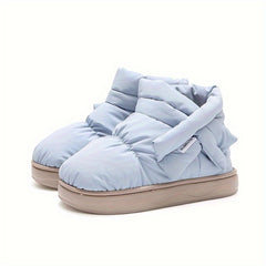 Women's Solid Thermal Snow Boots Fall Winter Keep Warm Non Slip Snow Shoes