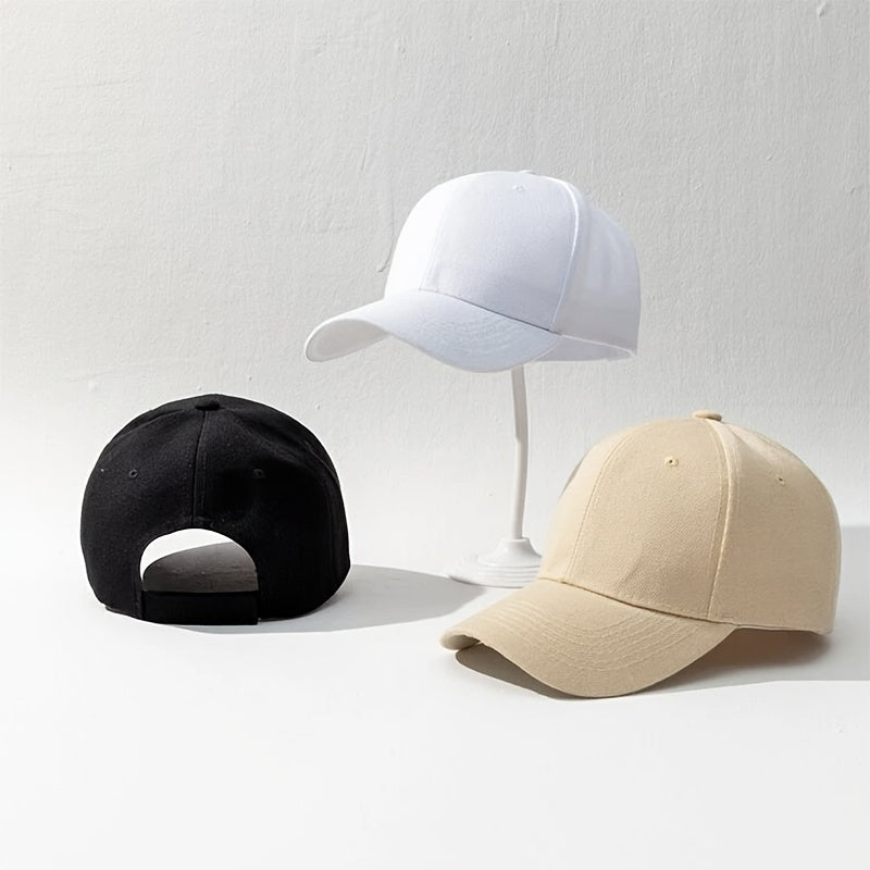 1pc Solid Blank Baseball Cap
