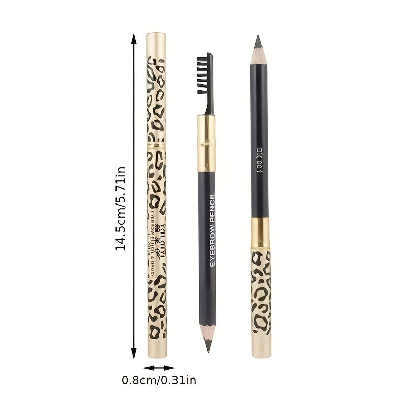 Dual Ended Waterproof Eyebrow Pencil with Brush