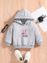 Baby Boys Letter Graphic Pullover Top Hoodie
