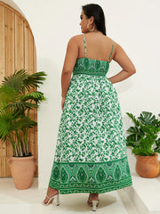 Boho Floral Maxi Cami Dress