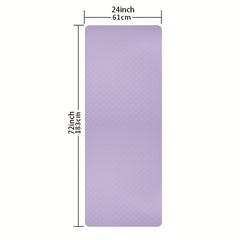 Shock Absorbing Non Slip Mute Yoga Mat - Get Fit at Home