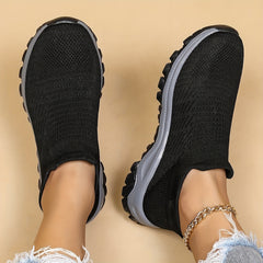 Breathable Slip On Mesh Sneakers Women's Footwear