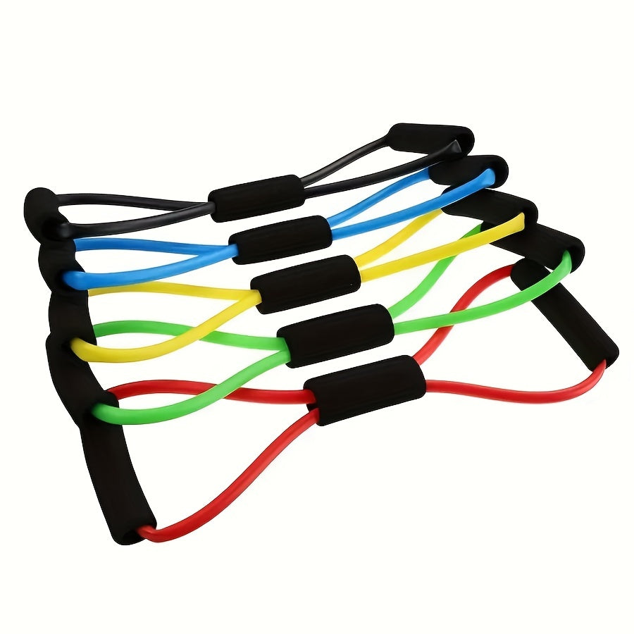 8 Shaped Yoga Tension Band Elastic Chest Expansion Tool Training Equipment