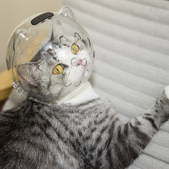 Cat Muzzle Mask Protective Cover Anti-bite Cat Space Head Cover