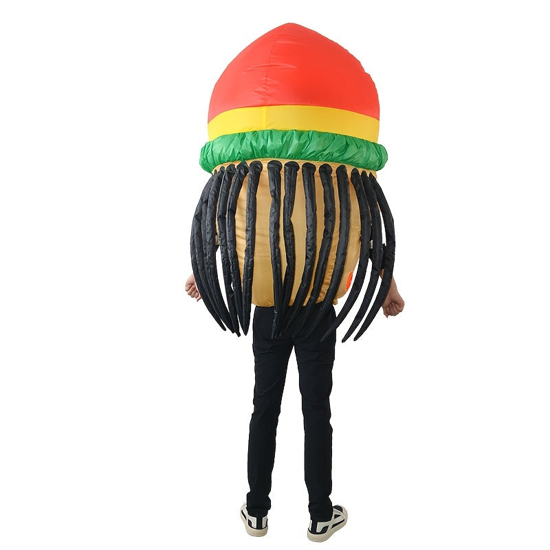 Inflatable Jamaican Costume Adult Size 150cm