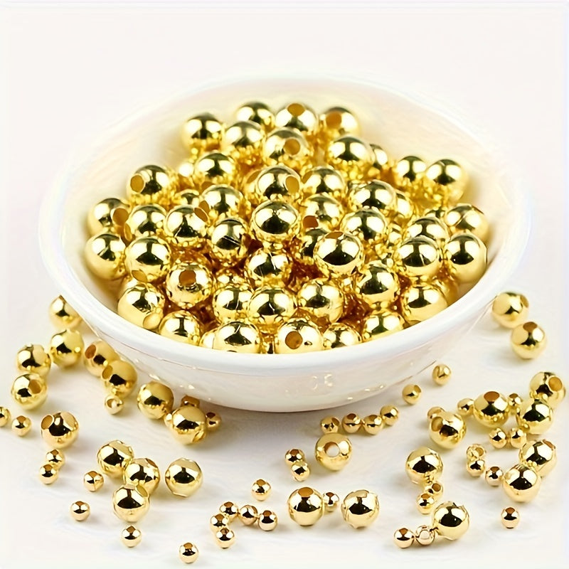 8mm Plated Silver Iron Beads Lucky Bracelet DIY Jewelry