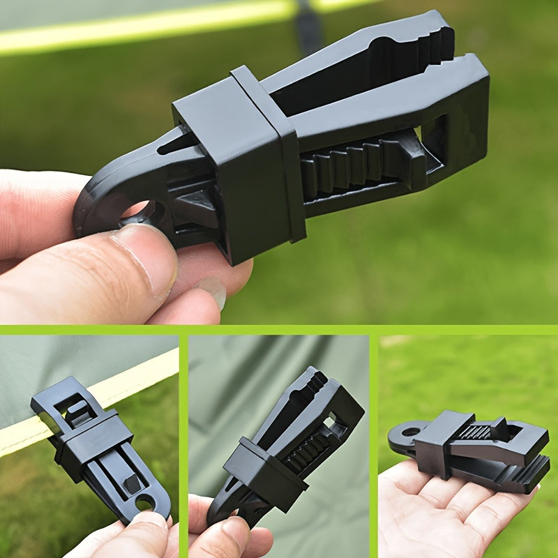 10pcs Tent Clips Canopy Wind Rope Fixed Clip Outdoor Awning Clip