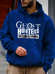 GHOST HUNTER Hoodie Men's Casual Graphic Pullover Hooded Sweatshirt