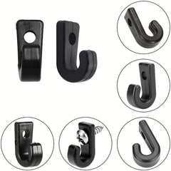 16pcs J Shaped Paddle Board Hook with Screws for Secure Storage
