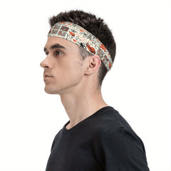 Vintage Breathable Headband for Sport & Casual Outfits