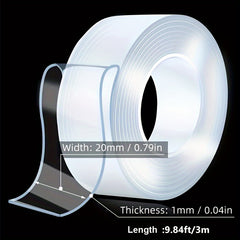 High Viscosity Double Sided Adhesive Acrylic Washable Hook Tape