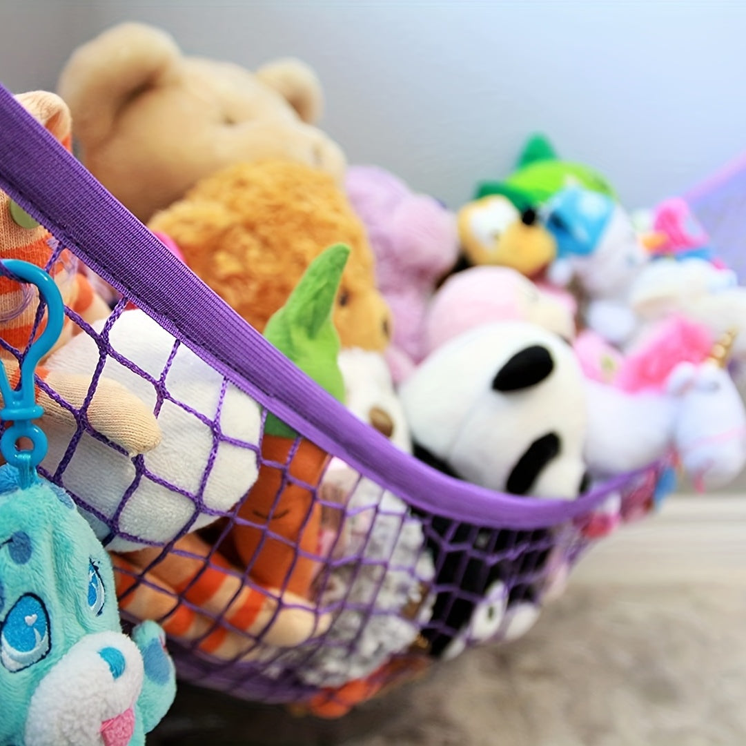 Large Corner Mesh Toy Storage Hammock