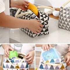 Insulated Lunch Bag Portable Food Cooler Thermal Tote