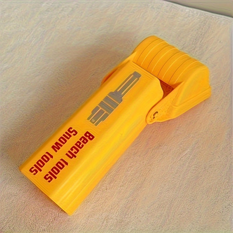 Multifunctional Beach and Snow Toy Yellow Plastic Sand Shovel for Kids
