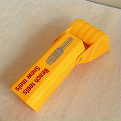 Multifunctional Beach and Snow Toy Yellow Plastic Sand Shovel for Kids