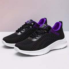 Thick Sole Shock Absorption Mesh Sneakers Lightweight Comfortable Shoes