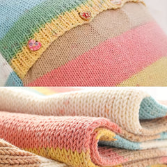 5 Strands Cotton DIY Braided Yarn Ball for Sweater Hat Scarf