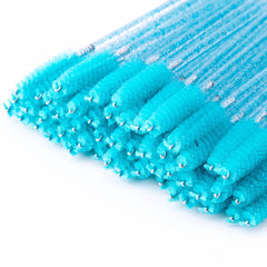 50Pcs Disposable Crystal Eyelashes Brush Comb