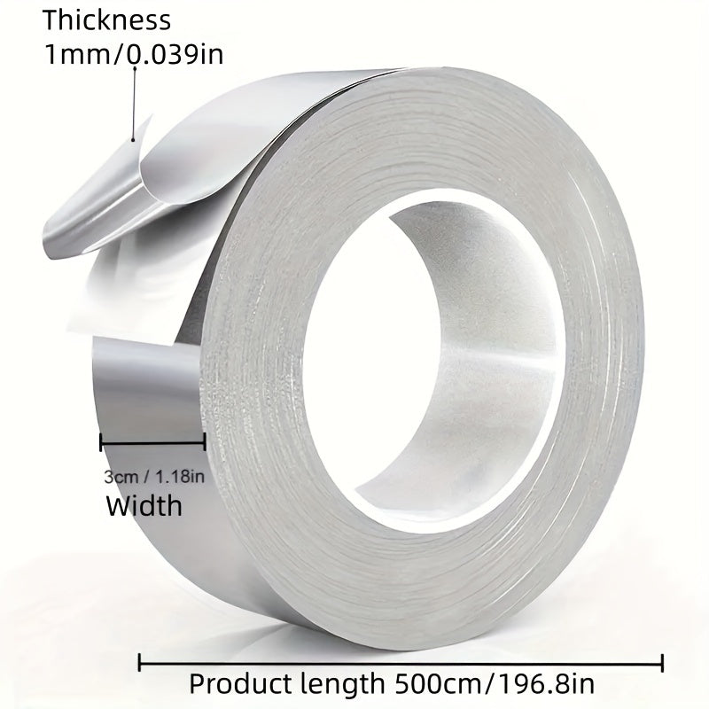 1pc Aluminum Foil Tape Pipe Protection Sealing Kitchen Gap