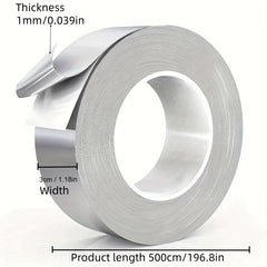 1pc Aluminum Foil Tape Pipe Protection Sealing Kitchen Gap